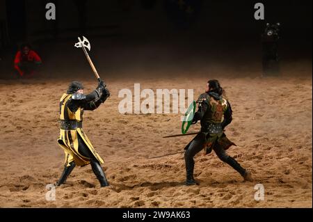 Medieval Times Dinner and Tournament, Toronto, Kanada Stockfoto