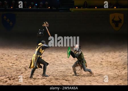 Medieval Times Dinner and Tournament, Toronto, Kanada Stockfoto
