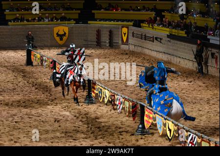 Medieval Times Dinner and Tournament, Toronto, Kanada Stockfoto