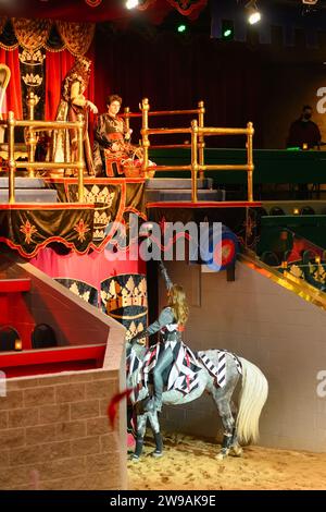 Medieval Times Dinner and Tournament, Toronto, Kanada Stockfoto