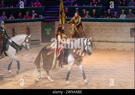Medieval Times Dinner and Tournament, Toronto, Kanada Stockfoto