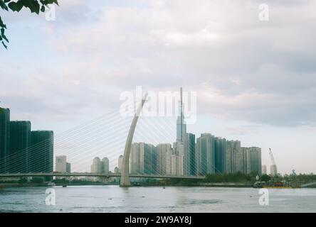 BA Son Bridge in Ho-Chi-Minh-Stadt Stockfoto