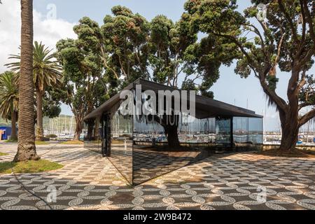 Moderne Architektur in Horta, Faial Island, Azoren Stockfoto