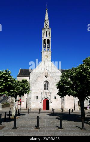 Eglise Saint Thomas Becket, Benodet, Finistere, Bretagne, Frankreich, Europa Stockfoto