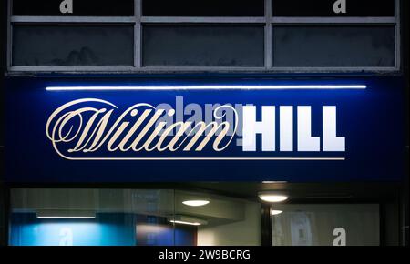 William Hill Wettgeschäft in Liverpool Stockfoto