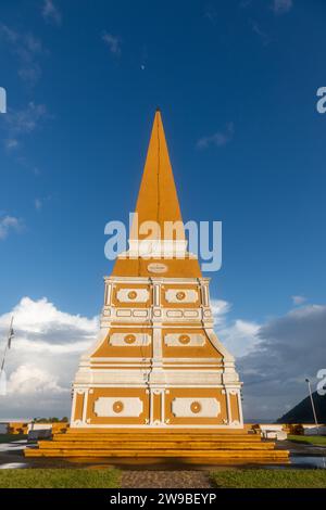 Denkmal für Dom Pedro in Angra do Heroismo, Terceira, Azoren Stockfoto