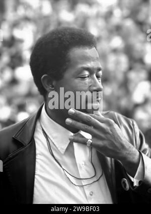 Eldridge Cleaver. Porträt des amerikanischen Schriftstellers und politischen Aktivisten Leroy Eldridge Cleaver (1935–1998) aus dem Jahr 1968 Stockfoto