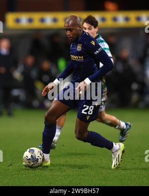 Dens Park, Dundee, Großbritannien. Dezember 2023. Scottish Premiership Football, Dundee gegen Celtic; Mohamad Sylla von Dundee Credit: Action Plus Sports/Alamy Live News Stockfoto