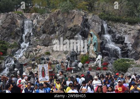 Pilgerfahrt zur Villa Guadalupe, Dezember 2023 Stockfoto