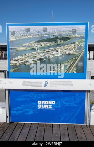 Expo 67 Geschichte des Hafens am Grand Quay in Montreal, Quebec, Kanada Stockfoto