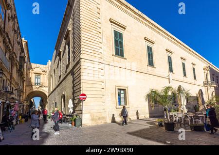 Präsidentenpalast Großmeisterpalast in Valletta, Malta Stockfoto