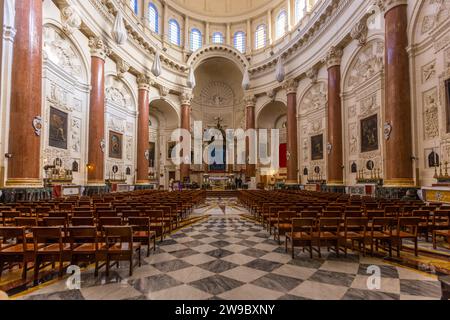 Basilika der Muttergottes von Karmel, Valletta, Malta Stockfoto