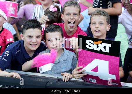 Sydney, Australien, 26. Dezember 2023. Die Fans der Sydney Sixers während des BBL-Spiels zwischen den Sydney Sixers und den Melbourne Stars am 26. Dezember 2023 auf dem Sydney Cricket Ground in Sydney, Australien. Quelle: Pete Dovgan/Speed Media/Alamy Live News Stockfoto