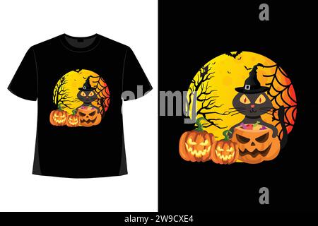 Halloween T-Shirt Design, halloween Tag, gruselig, lustiges Skelett, Kürbis, Vektor, gruselige Saison, Sublimation, Design, Horror, t-Shirt-Design. Stock Vektor