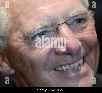 Wolfgang Schaeuble, politisches Urgestein der Bundesrepublik, bei einem Empfang der Stadt Offenburg und der CDU Baden-Württemberg anlaesslich seines 70. Geburtstags am Samstag 22.09.12. Nun ist er im Alter von 81 Jahren verstorben.Archivbild: Winfried Rothermel *** Wolfgang Schaeuble, politischer Veteran der Bundesrepublik Deutschland, bei einem Empfang der Stadt Offenburg und der CDU Baden Württemberg anlässlich seines 70. Geburtstags am Samstag, den 22. 09 12, ist er nun im Alter von 81 Jahren verstorben Archivfoto Winfried Rothermel Stockfoto