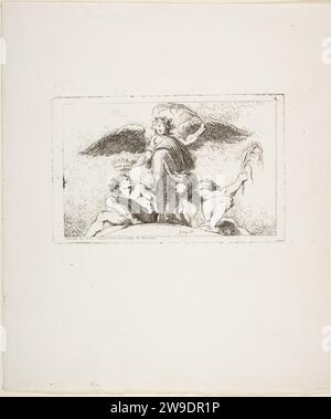 Angel Holding a Palm and a Crown 1957 von Jean Honore Fragonard Stockfoto