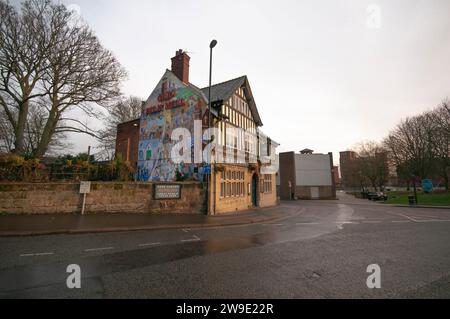 Der Old Silk Mill Pub in Derby, Derbyshire Stockfoto