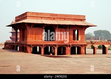 Anup Talao & Umgebung, ein UNESCO-Weltkulturerbe in Fatehpur Sikri, Uttar Pradesh, Indien Stockfoto