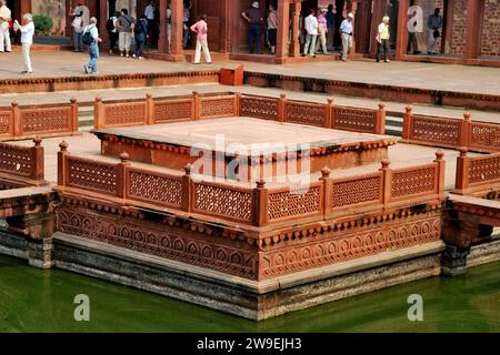Anup Talao & Umgebung, ein UNESCO-Weltkulturerbe in Fatehpur Sikri, Uttar Pradesh, Indien Stockfoto