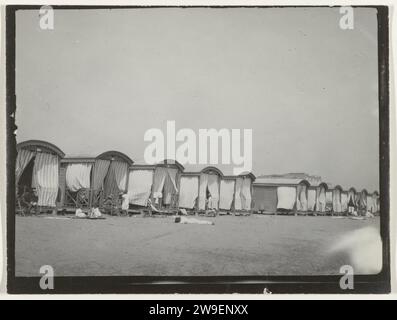 Strandhäuser (Nordseeküste), die Niederlande oder Deutschland, ca. 1900 Foto Niederlande fotografische Unterstützung. Papier Gelatine Silberdruck Strand (als Erholungsort) Niederlande. Deutschland Stockfoto