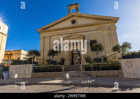 Die Malta Stock Exchange (Borza Ta Malta) in Valletta, Malta Stockfoto