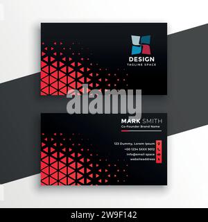 Moderne Visitenkarte Stock Vektor