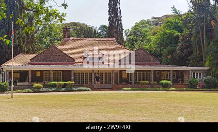 Nairobi, Kenia - 10. Juli 2017: Karen Blixen Haus und Museum historischer Ort in der Nähe von Nairobi, Kenia. Stockfoto