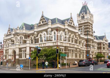 Das Dunedin Law Courts Building in der Lower Stuart Street in Dunedin NZL Stockfoto
