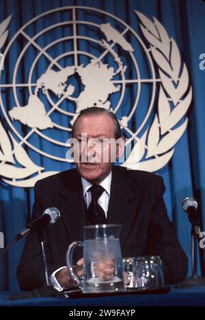 Kurt Waldheim, Kurt Josef Waldheim (1918–2007) österreichischer Politiker und Diplomat. Stockfoto