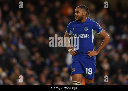 27. Dezember 2023; Stamford Bridge, Chelsea, London, England: Premier League Football, Chelsea gegen Crystal Palace; Christopher Nkunku aus Chelsea Stockfoto