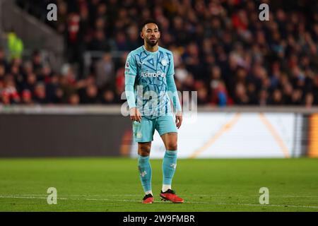 Dezember 2023; Gtech Community Stadium, Brentford, London, England; Premier League Football, Brentford gegen Wolverhampton Wanderers; Matheus Cunha von Wolverhampton Wanderers Stockfoto