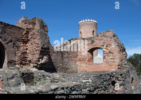 Ruinen der Festung Târgoviște in Târgoviște, Rumänien Stockfoto