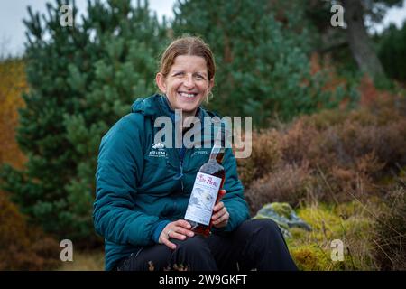 Katy Fennema Whisky-Botschafter und Experte vom Fife Arms Hotel in Braemar, Schottland. Stockfoto