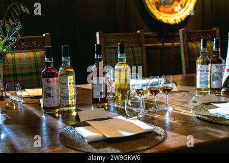 Fife Arms veröffentlicht seinen limitierten Single-Cask-Whisky im Scottish Room in London , Großbritannien . Stockfoto