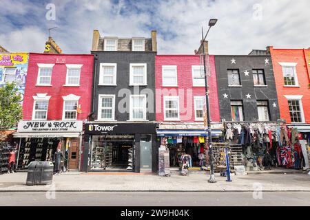 London, Großbritannien - 23. Mai 2023: Camden Town mit seinen berühmten Märkten, Restaurants und alternativen Kulturen Stockfoto