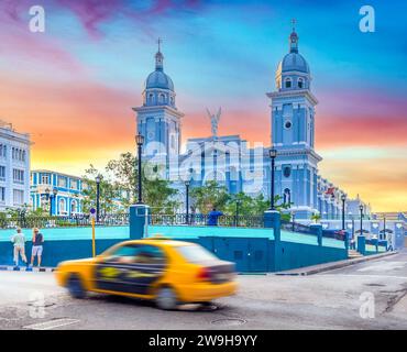 Die Kathedrale unserer Lieben Frau von Himmelfahrt, Santiago de Cuba, Kuba Stockfoto