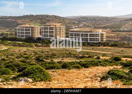 Radisson Blu Resort & Spa, Malta Golden Sands at the Golden Bay in der Nähe von Manikata, Malta Stockfoto