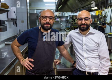 Tartarun Fischrestaurant in Marsaxlokk, Malta Stockfoto