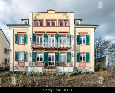 Eltville, Deutschland 26. Dezember 2023 Hochwasser am Rhein in