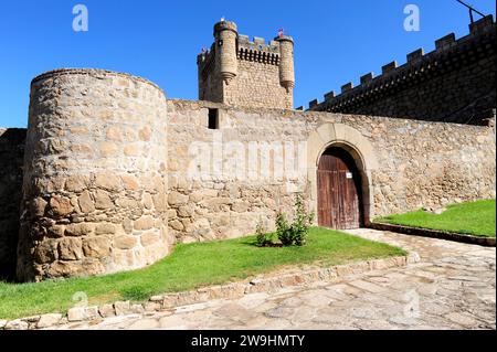 Schloss Oropesa. Toledo Provinz, Castilla-La Mancha, Spanien. Stockfoto