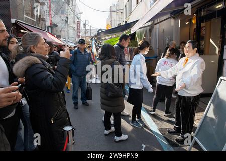 Tokio, Japan. Dezember 2023. Am Donnerstag, 28. Dezember 2023, in Tokio
