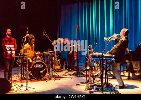 Yasek Manzano Live-Auftritt im Teatro La Caridad (Charity Theater), Santa Clara, Kuba Stockfoto