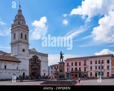 Iglesia de Santo Domingo an der Plaza de Santo Domingo, Quito, Provinz Pichincha, Ecuador Stockfoto