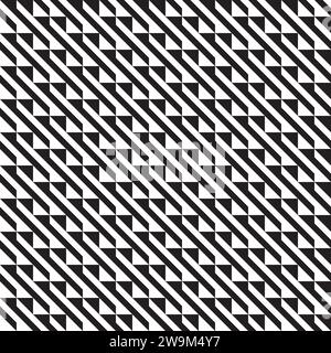 Nahtloses abstraktes geometrisches Interlock-Muster Stock Vektor