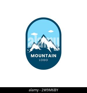 Mountain-Logo. Design-Konzept mit Mountain-Logo. Stock Vektor