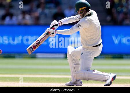 Melbourne, Australien, 29. Dezember 2023. Alex Carey von Australien während des 4. Tages des Boxing Day Tests - Tag 4 Spiel zwischen Australien und Pakistan auf dem Melbourne Cricket Ground am 29. Dezember 2023 in Melbourne, Australien. Quelle: Dave Hewison/Speed Media/Alamy Live News Stockfoto