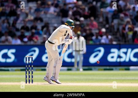 Melbourne, Australien, 29. Dezember 2023. Alex Carey von Australien während des 4. Tages des Boxing Day Tests - Tag 4 Spiel zwischen Australien und Pakistan auf dem Melbourne Cricket Ground am 29. Dezember 2023 in Melbourne, Australien. Quelle: Dave Hewison/Speed Media/Alamy Live News Stockfoto