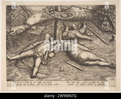 Das Land Cockaigne 1926 von Pieter Bruegel dem Älteren Stockfoto