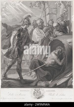 Das Treffen der Diogenes of Sinope and Alexander the Great 1951 von Quirin Mark Stockfoto