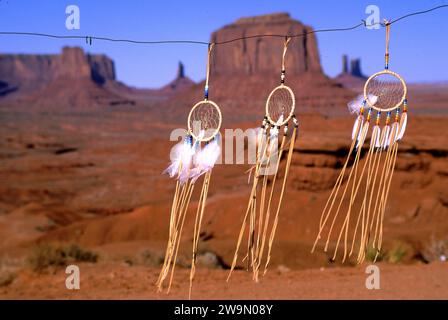 Traumfänger in der Nähe von John Ford's Point, Monument Valley, Arizona, USA Stockfoto